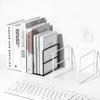 L Shape Bookshelf Student Stationary Book Stand Book Support Rack Magazine Holder Desktop Organizer