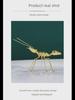 Golden Ant Ornaments: Elegant Desktop Home Decor, Retro Metal Crafts, Perfect Small Furnishings