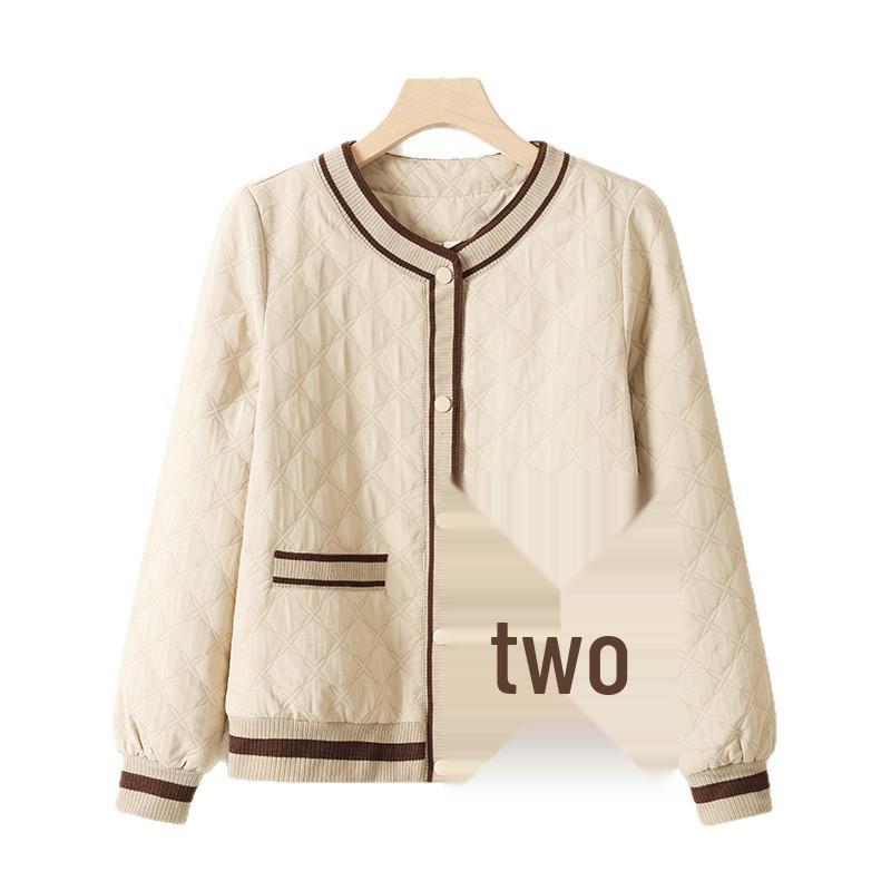 Mom's 2025 Autumn Petite Fragrant Women's Short Jacket: New Fashion for Middle-Aged & Elderly