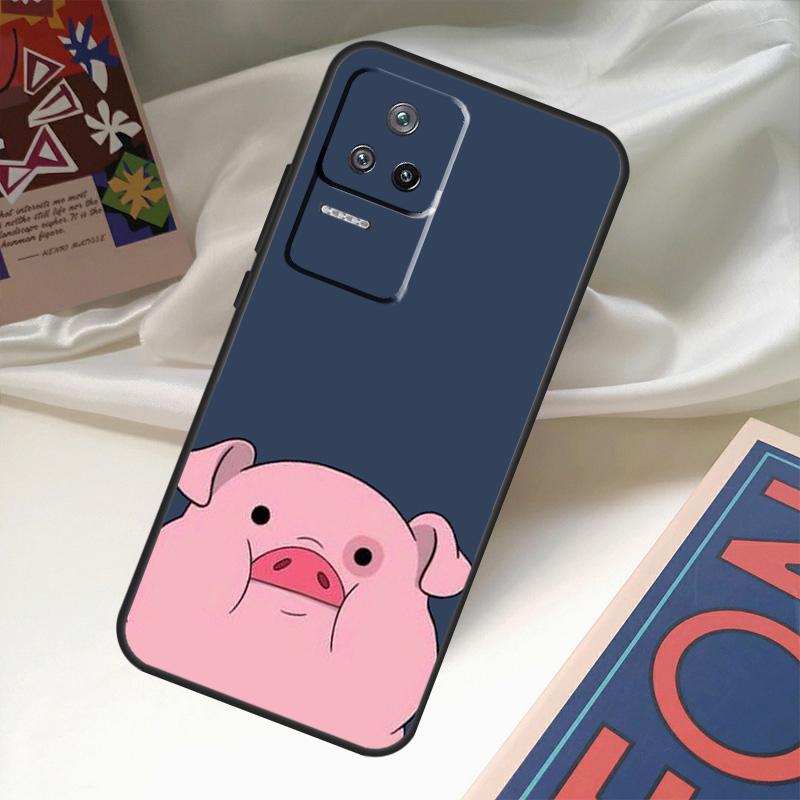Cartoon Pig Case For Xiaomi 13 14 Ultra 11T 12T 13T Pro 12 Lite POCO X6 M6 Pro X3 X4 X5 M5s F3 F5 Cover