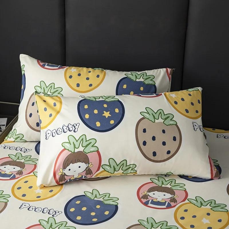 2 Pieces Set 48x74cm Breathable Pillowcase Polyester Envelope Pillow Cover for Summer Sleeping Funda Almohada Funda De Almohada