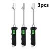 Professional Grade Tire Pressure Gauge PSI/BAR/KPA/KGCM2 - Dual Stainless Steel Heads with LED Backlight for All Vehicles Tire