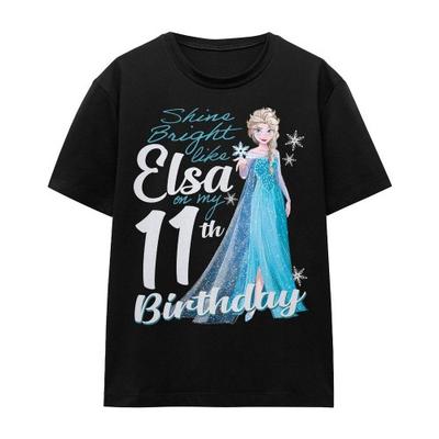 frozen Унисекс Взрослая Яркая Как Эльза Футболка на 11-й День Рождения