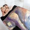 Mr.Kitty Throw Blanket wednesday Quilt Luxury Brand Sofas Blankets