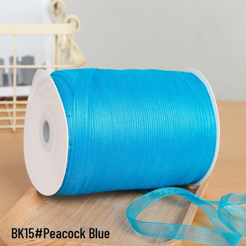 1 см прозрачная снежная пряжа лента для аксессуаров для волос и подарочных пакетов