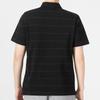 adidas Fi Stripe Polo Повседневная спортивная рубашка с коротким рукавом Мужские топы Черные HE7433