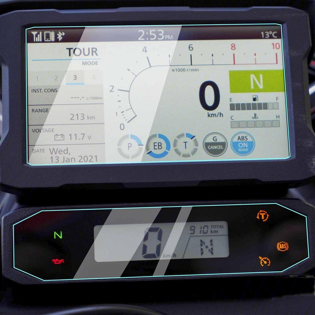 [Комплект из 2 штук] Защитная пленка для приборной панели для Honda CRF1100L Africa Twin NT1100 Все годы