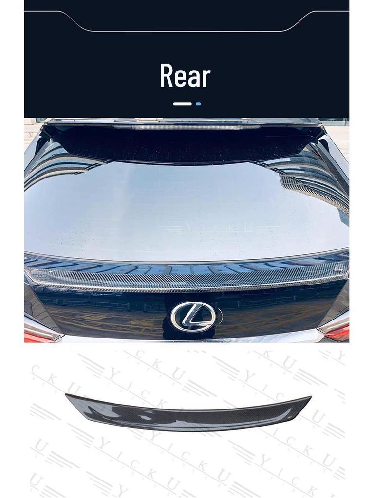 Lexus RX 2016-2019 Карбоновый обвес AIM Style: Передний и задний спойлеры-губы, Расширители колесных арок (Wide Body).