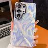 Применимо к чехлу для мобильного телефона Samsung s26ultra с узором из перьевой пряжи, пленке для объектива S25 с блестками, A56, полностью закрывающему, A17