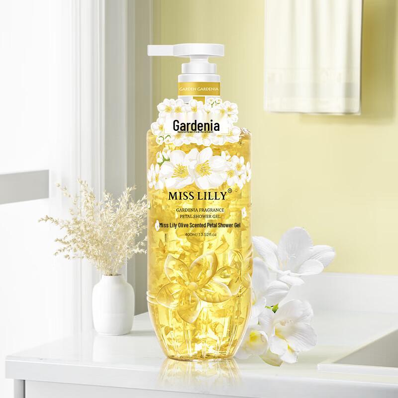 MISS LILLY Gardenia Scented Petal Shower Gel