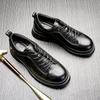 Боуэй кожаные туфли мужские из натуральной кожи повседневные деловые мужские туфли в британском стиле с низким верхом повседневные кожаные туфли