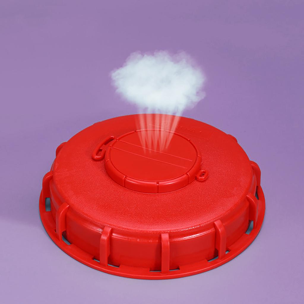 Крышка бака IBC, крышка тонны ствола, S60, 100 мм, 163 мм, 240 мм, грубая резьба, резервуар для воды, дыхательная крышка с двойным отверстием, 1000 л, пыленепроницаемая крышка бака