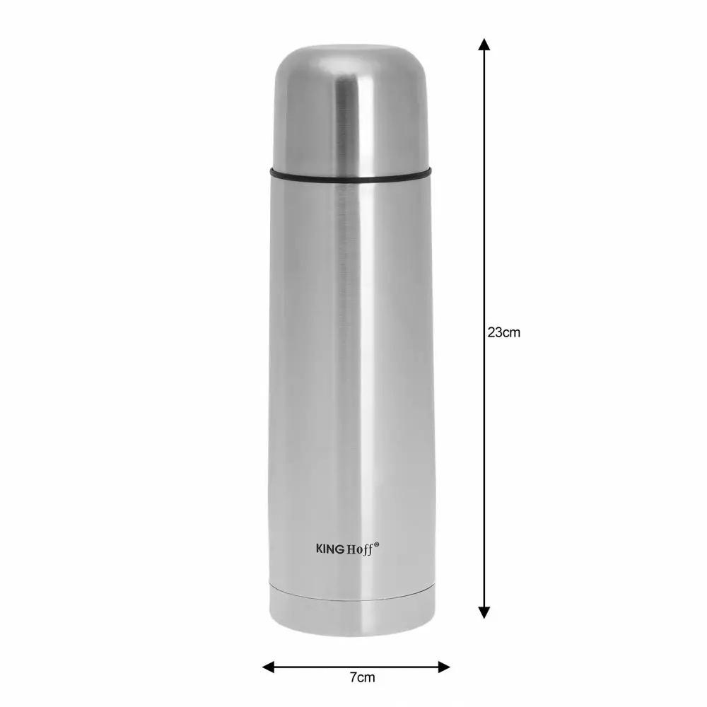 STEEL THERMOS 750 ml CLICK-CLACK KINGHOFF KH-4053
