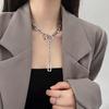 High-Quality Metal Splicing Hip-Hop Clavicle Necklace: Trendy, Cool, Short, and Stylish Sweater Chain