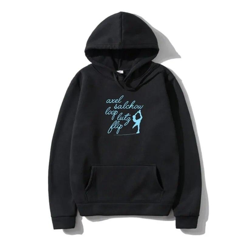 Figure Skating Cute Jumperms & Skater on Iceif Unisex's Outerwear2022 fashionable Brand 208%cotton Printed Round N