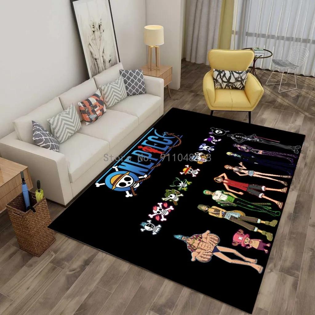 2026 Anime One Piece Japan Cartoon Area Rug Carpet Rug For Living Room Bedroom Sofa Doormat Decoration Kid Play Non-slip Floor