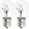 2pcs E14 Salt Lamp Bulb 15W Lamp Filament Light Bulb Oven Light Incandescent Bulbs  Appliance