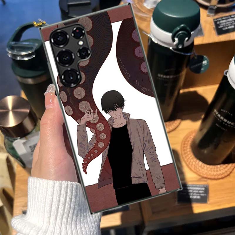 Chainsaw Man Yoshida Cases Phone Case for Samsung Galaxy S26 Ultra S25 Edge S24 S23 FE S21 Plus S20 S22 S10 Cover TPU Capa Shell
