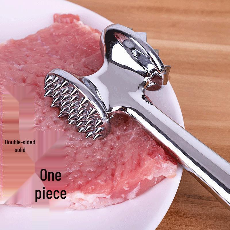 Zinc Alloy Meat Tenderizer Hammer with Needle for Steak, Chicken, and Pork Chops