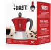 Кофеварка Bialetti Moka, 4 чашки красный (0006944)
