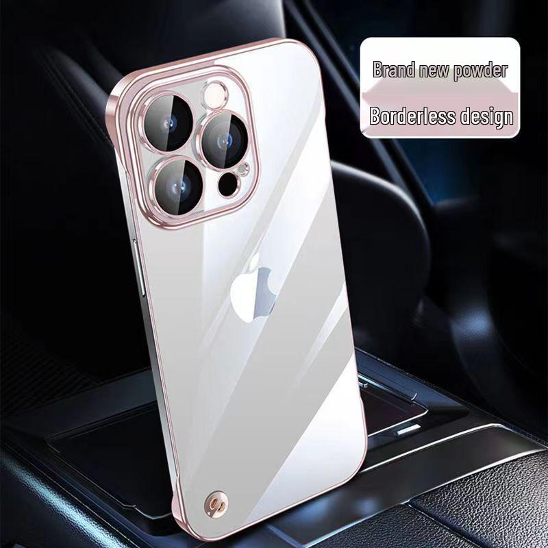 Ультратонкий прозрачный защитный чехол-накладка для iPhone17 - ПК, без рамки, с гальваническим покрытием, совместимый с Apple 14