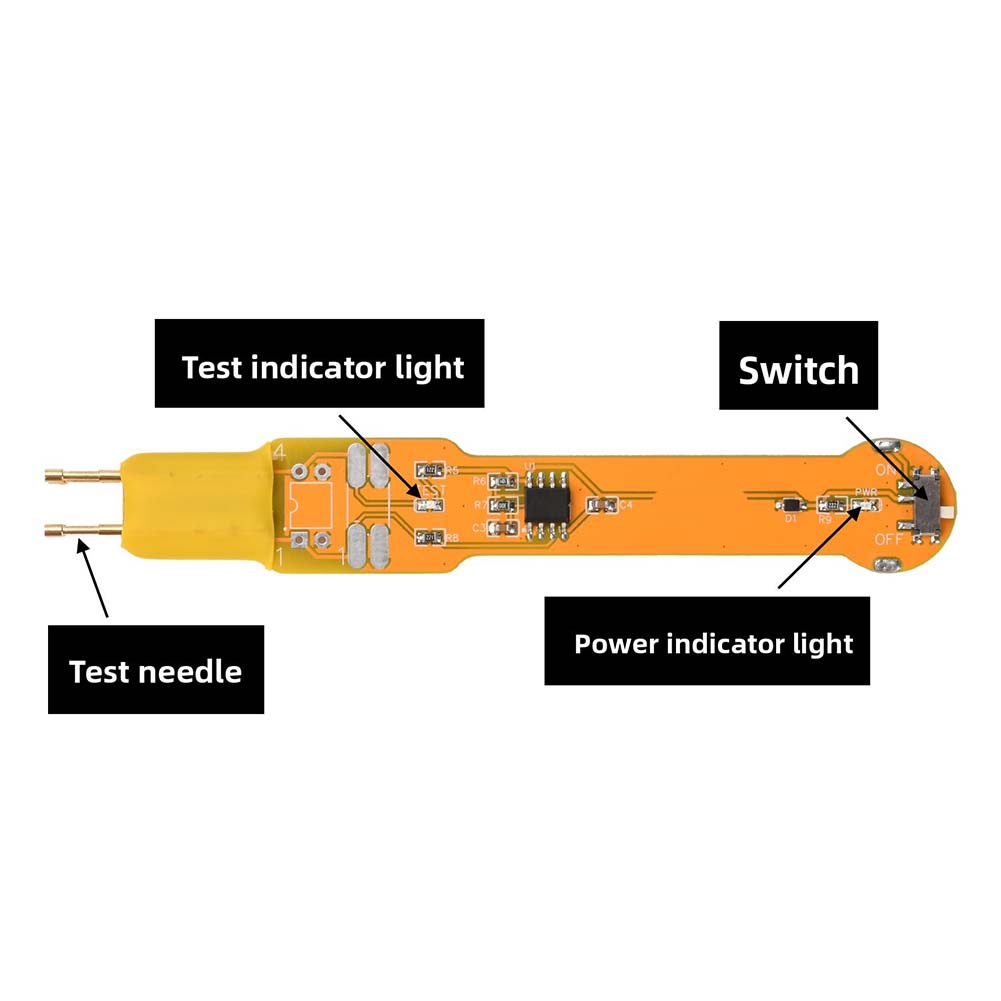 4-Pin Optocoupler Tester Board Electronics Repair Tool In-Circuit Check LED Indicator Fits 817 781 521 SMD- DIP Mechanic Tools