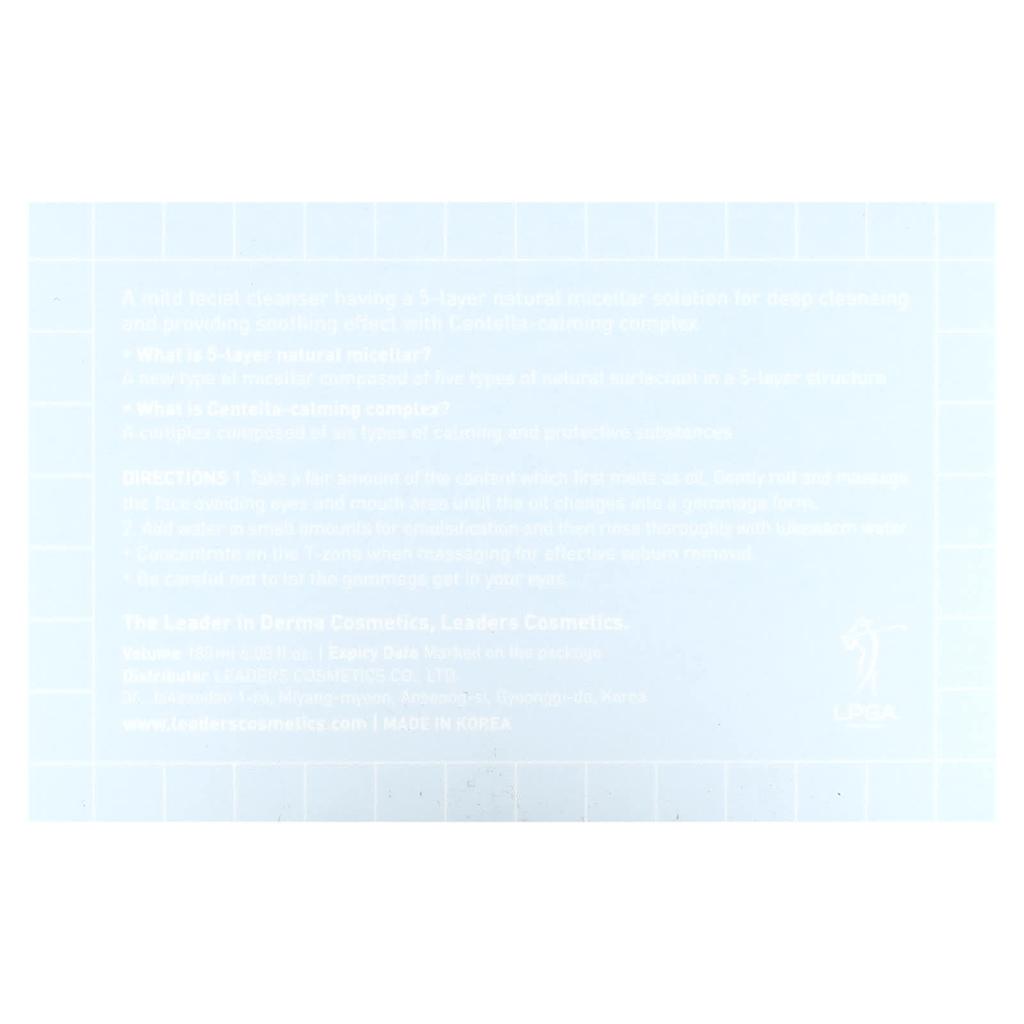 LEADERS Calming Clear, очищающий крем-пилинг с молочком, 6,08 жидких унций (180 мл)