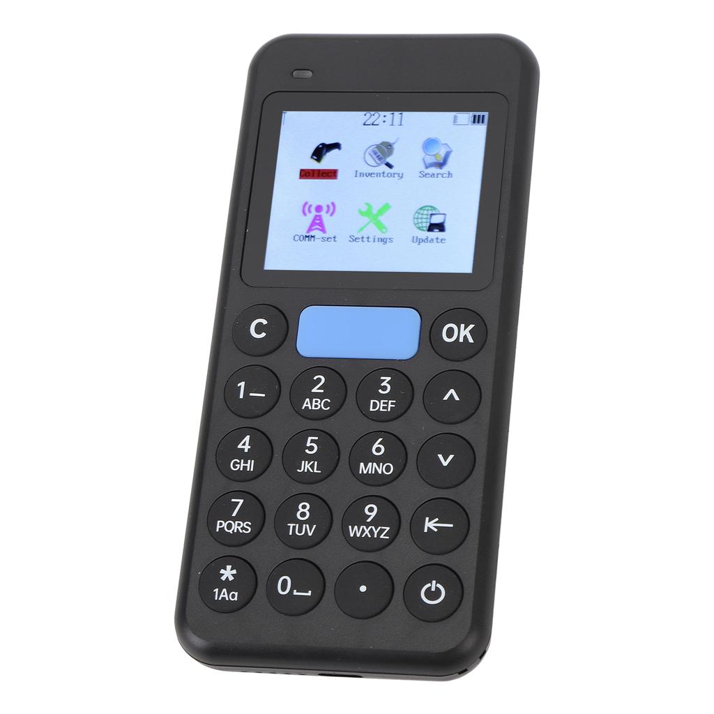 Портативный сканер для инвентаризации с экраном 2,4 дюйма, беспроводной сканер штрих-кодов 1D 2D, сборщик данных