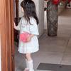 Stylish Children's Heart-shaped Chain Shoulder Bag For Boys And Girls With Breathable Pu Material