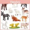 Detailed Pvc Farm Animal Figurines Including Cats Dogs Pigs Goats And Horses For Kids