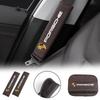 2Pcs Car Logo Style Seat Belt Shoulder Protection Covers Fit for Porsche Panamera Spyder Carrera Macan Boxster Cayman Cayenne