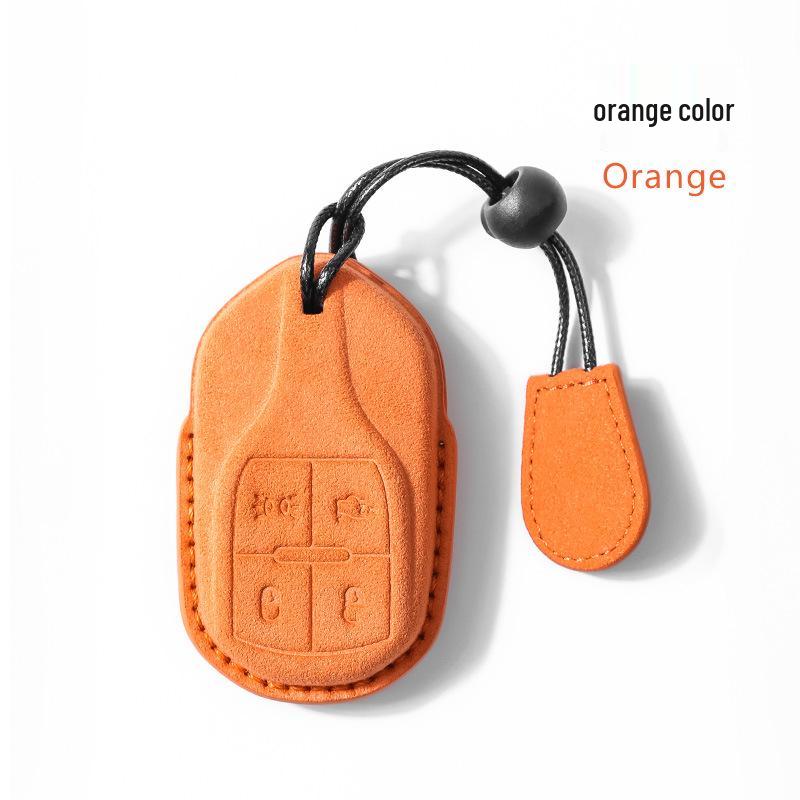 Maserati Key Case: Premium Suede Shell for Levante & Ghibli