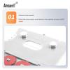 Ansellary 88x100mm Magnetic Warehouse Shelf Labels (10-Pack)