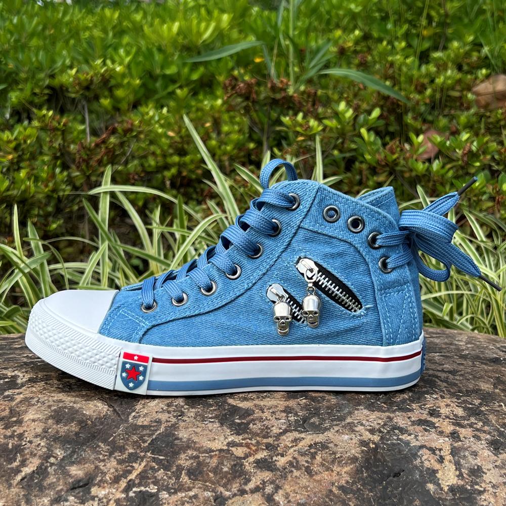 Женские модные повседневные парусиновые кроссовки, недорогие высококачественные студенческие джинсовые парусиновые туфли