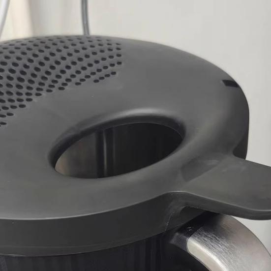 Фильтр-крышка для слива для Thermomix TM7 Практичное приспособление для слива и насадка-сито с портом для добавления ингредиентов для кухонного аксессуара