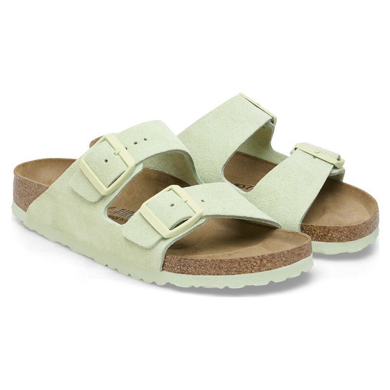 Birkenstock Arizona Пряжка 'Big Buckle' Нубук 'Зеленый' 1026831