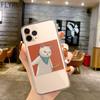 Забавный чехол для телефона с милым котом для Iphone 11 12 13 14 Pro Max Mini Xs Max X Xr Iphone Se 2020 7 8 Plus Прозрачный чехол Капа