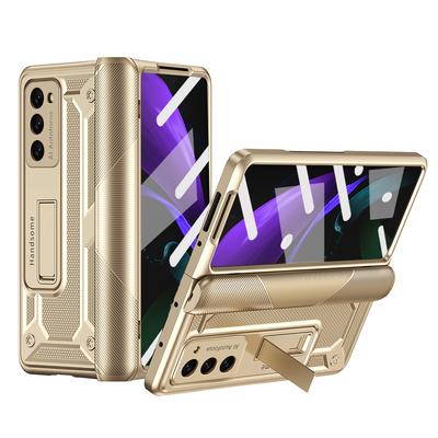 Бронированный чехол для Samsung Z Fold 3 5g с функцией подставки для Samsung Galaxy Z Fold 3 Zfold3, стеклянная пленка для экрана, чехол
