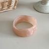 Smudged Wide Chunky Bangle Marbling Cuff Bracelet Vintage Irregular Resin Bracelet  Gifts