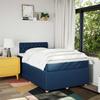 Maison Exclusive - Sommier à lattes de lit avec matelas Bleu 120x200 cm Tissu