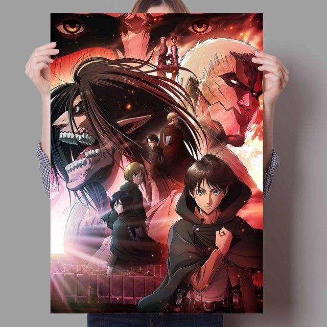 Decoration Mural Japanese Anime Color Poster Canvas Painting and Kids Room Wall Art Prints for Modern Home Decor No Frame