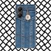 Ретро Джинсовый Вышитый Чехол для Телефона для Xiaomi Poco F7 Ultra X7 X6 X5 Pro X4 Gt M8 M7 Redmi 15 15C 13 13C 12 12C Мягкая Крышка Funda
