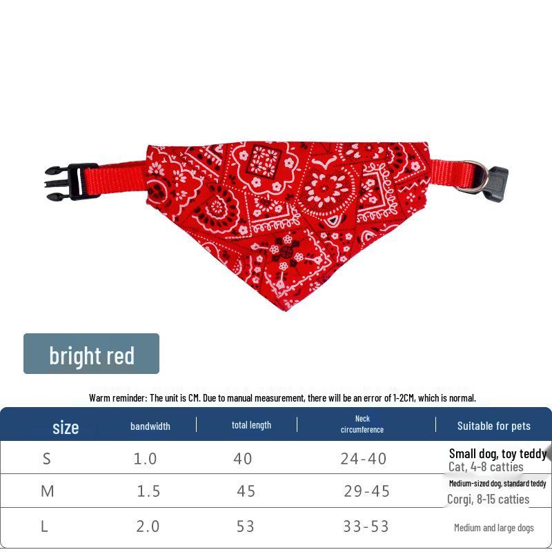 Ретро Принт Выдвижной Треугольный Бандаж для Питомца и Слюнявчики-Воротники.