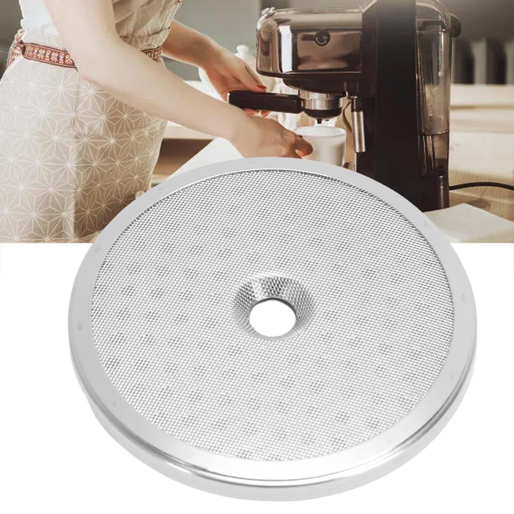 Coffee Machine Shower Screen Fit for Maker Stainless Steel Round Dispersion 56.5mm Secondary Water Separation Filter Spare Part