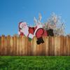 Christmas Fence Decorations, Holiday, Outdoor, Fence, Decor, Lovely Garden Sign, Ornament for