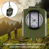 Waterproof Shockproof Compass With Sighting Function Carabiner And Storage Pouch For Hiking Camping Outdoor Navigation Survival