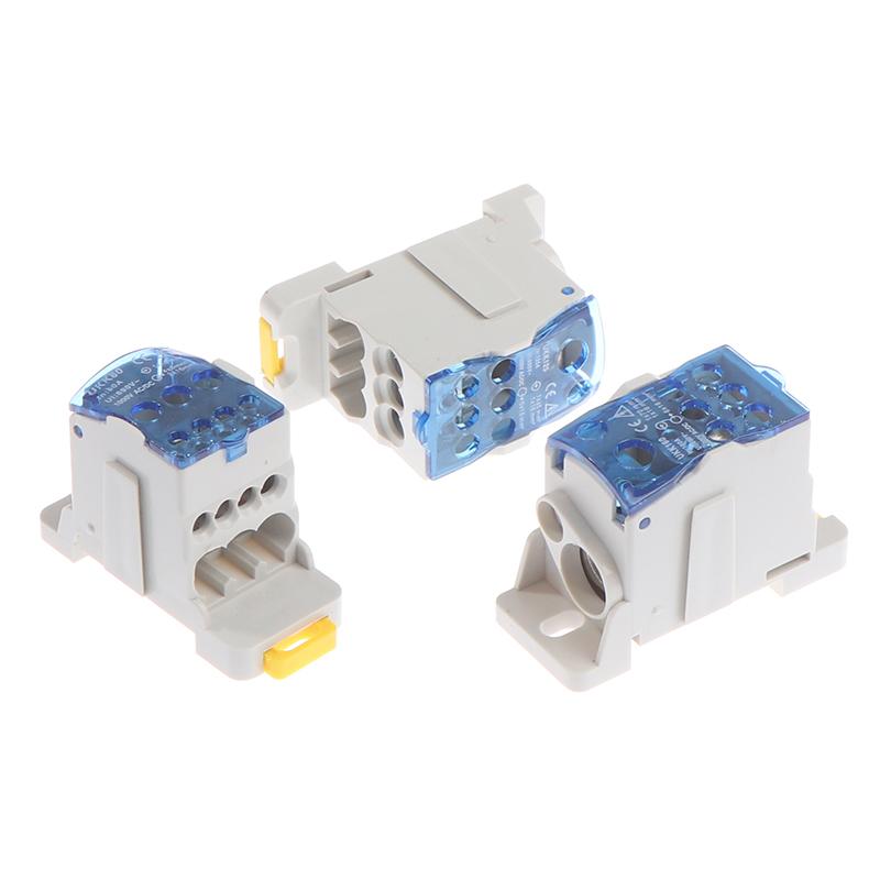 Ukk 80A/125A/160A 1 вход-выход распределительная коробка клеммное соединение на Din-рейку