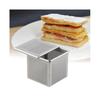 Mini Pullman Loaf Pan Toast Box for Baking Roasting Removable Baking Sheet with Lid Perforated Dish Cake Making Tray Tart Tin
