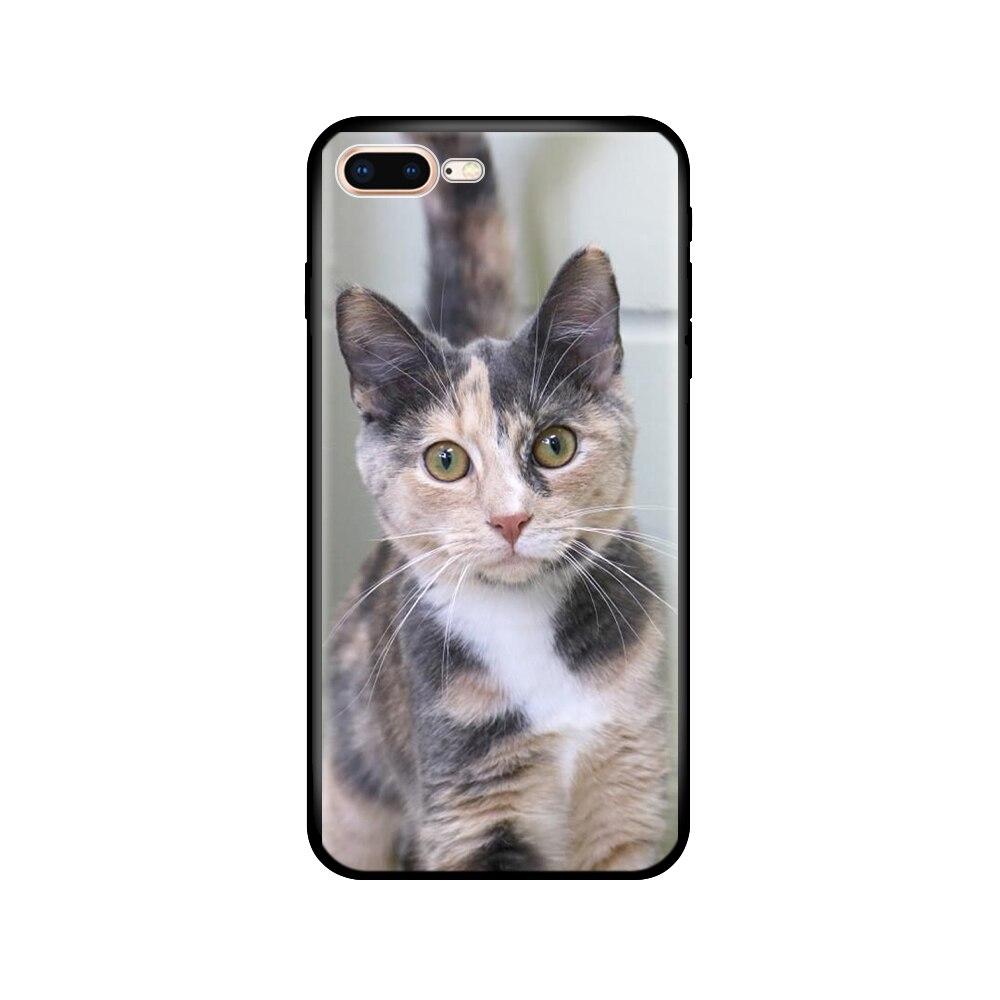Для iPhone 7 8 Чехол силиконовый мягкий ТПУ Чехол для Apple iPhone 7 8 plus Сумка Funda coque etui bumper paiting черный ТПУ чехол