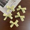 6pcs Ribbon Bow Hair Clips Ballet Sweet Bowknot Hairpins Bang Clip Korean Girls Mini Grabs Clips Women Headwear Hair Accessories